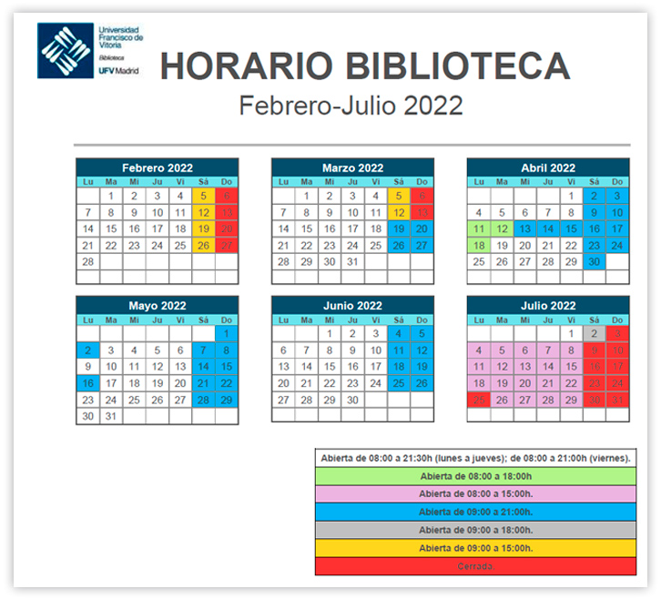 Biblioteca biblioteca ufv horario Biblioteca Estudiar en Universidad Privada Madrid
